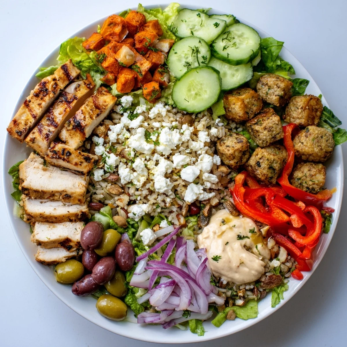 Guests joyfully customize their own bowls featuring grilled chicken and vibrant vegetables.  