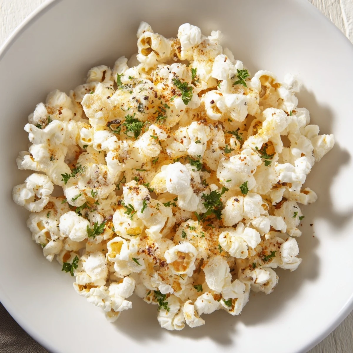 Crispy savoury popcorn mixes, tossed with vibrant herbs and spices, offer a fantastic snack board addition.