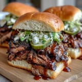 BBQ Baby Shower Brisket Sliders