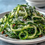 Vibrant asparagus salad with lemon zest and shaved Parmesan, an elegant vegetarian side for any meal.  