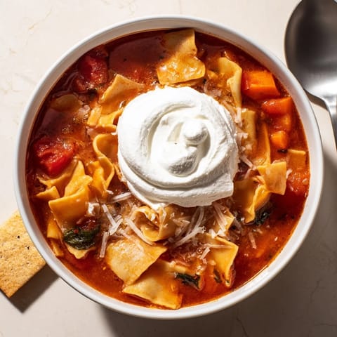 Lasagne Soup Pumpkin Ricotta