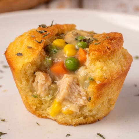 Mini Chicken Cornbread Muffins