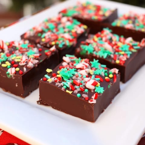 3-Ingredient Christmas Fudge