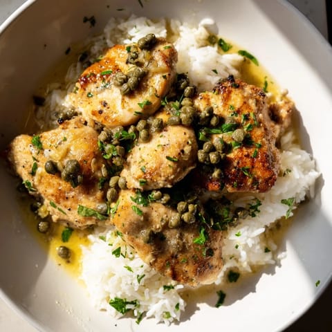 Express Chicken Piccata Bowl