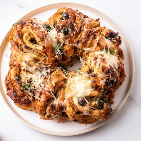 Herb Cheese Olive Wreath