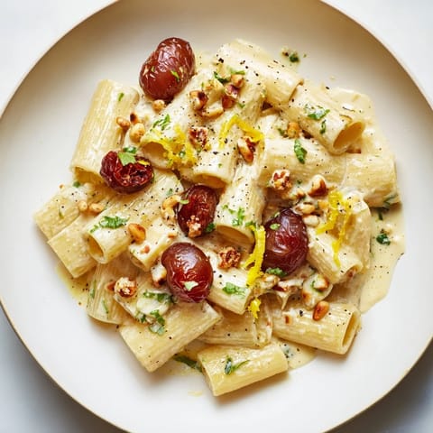 Pasta Roasted Grape Ricotta