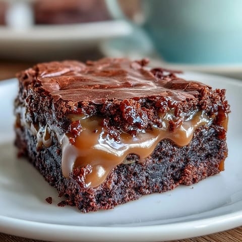 Miso Caramel Brownies