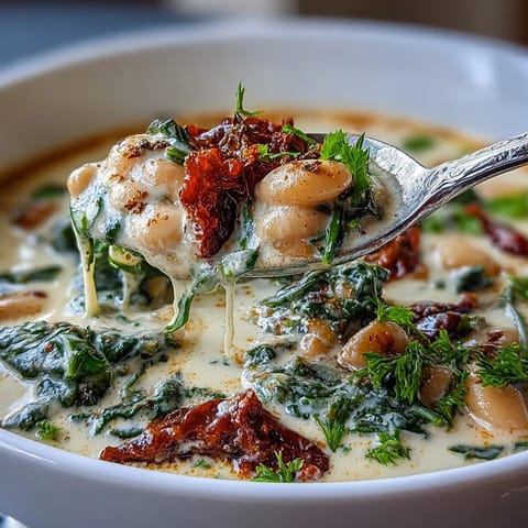 Creamy Tuscan White Bean Soup