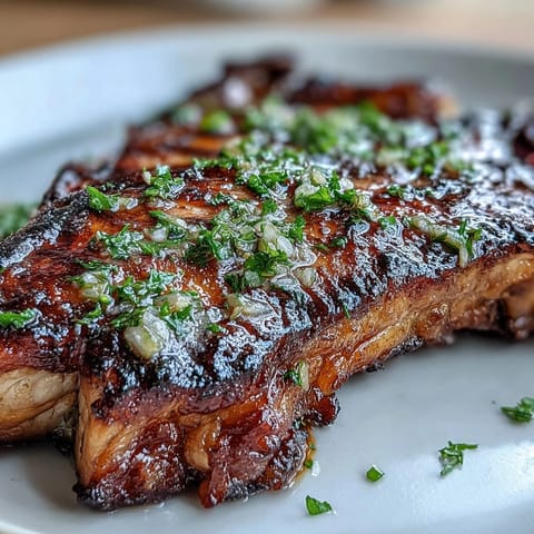 Pan-seared lamb chops with vibrant gremolata of parsley, lemon, and garlic. Juicy, tender, and full of bright Mediterranean flavor.