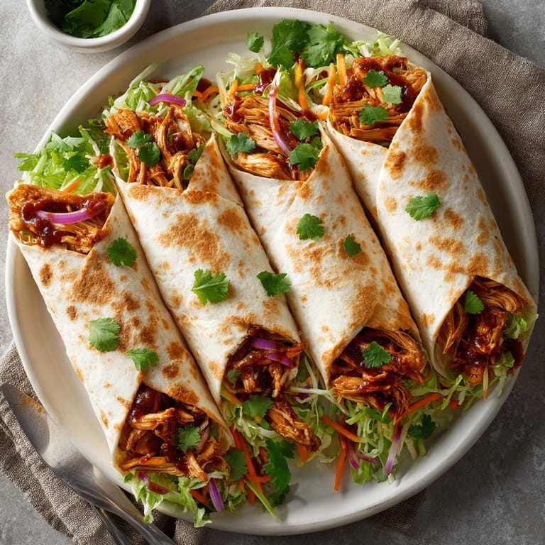 These colorful Sweet and Sour Cherry Chicken Wraps present a delicious, quick lunch or easy dinner option.