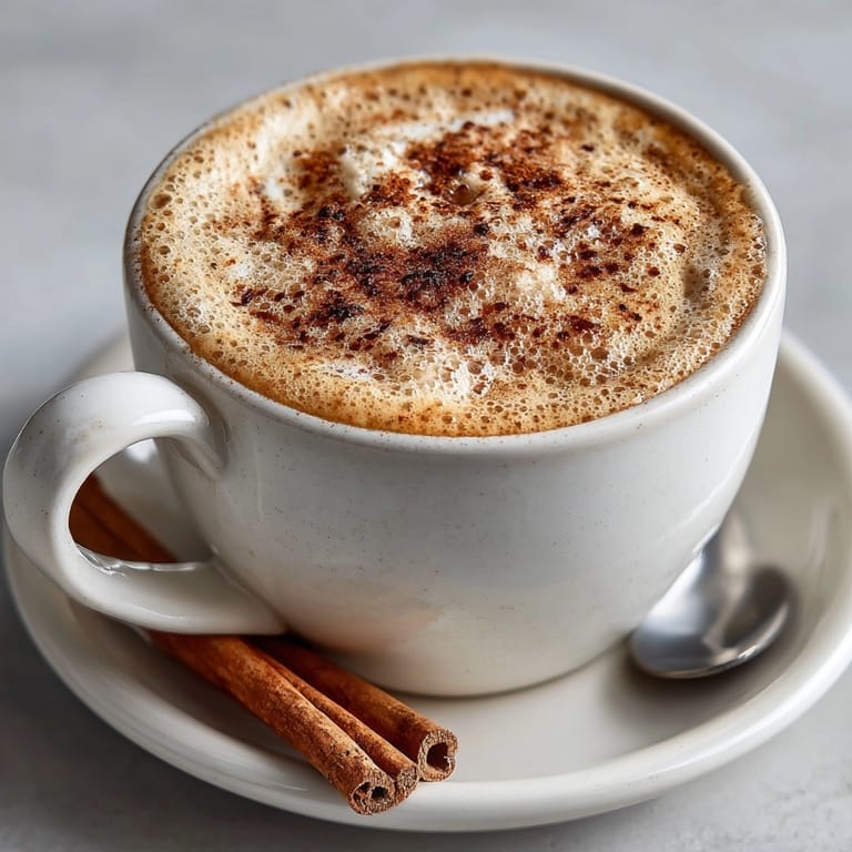 Creamy Maple Chai Tea Latte—pour into mugs; a simple, soothing recipe for chilly days.