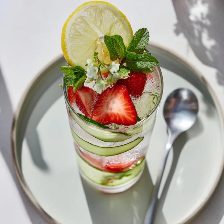 Vibrant strawberry and lime Water-Based Mocktails served in chilled glasses, perfect for summer.  