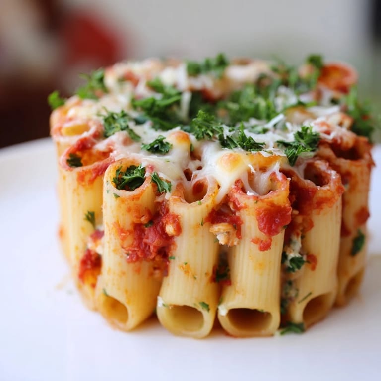 A deliciously cheesy honeycomb pasta cake, perfect for feeding family and friends.