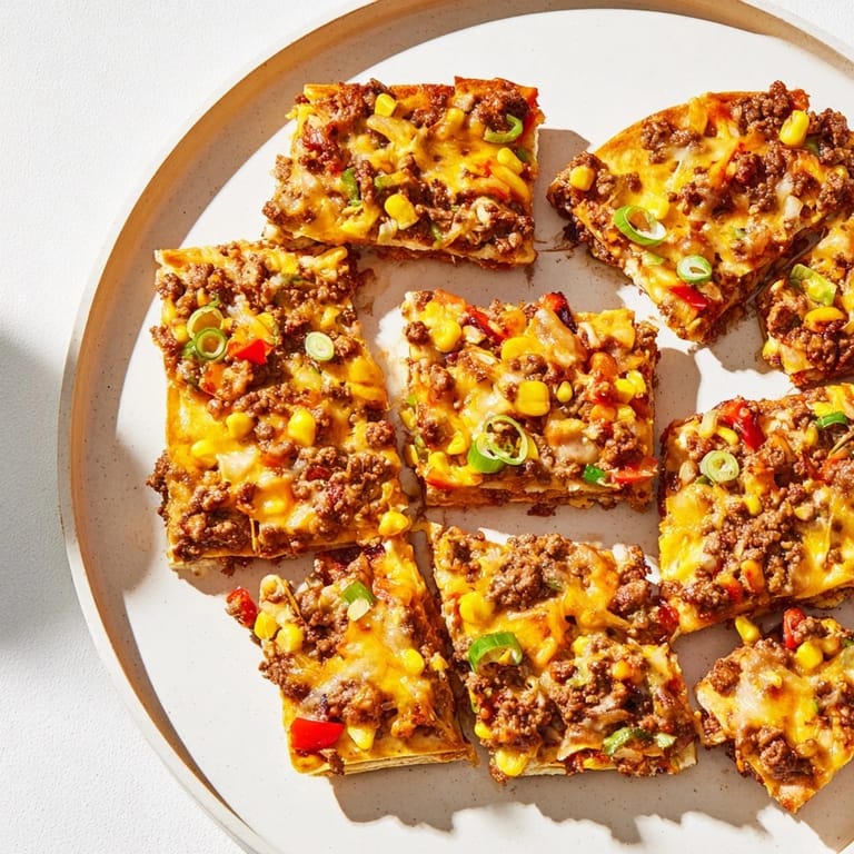 A sheet pan full of Sheet Pan Quesadillas with beef, oozing with melted cheese and crispy tortillas.