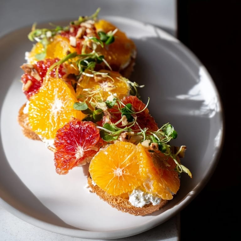 This vibrant Winter Citrus & Candied Pecan Salad features juicy oranges and grapefruit with candied pecans.