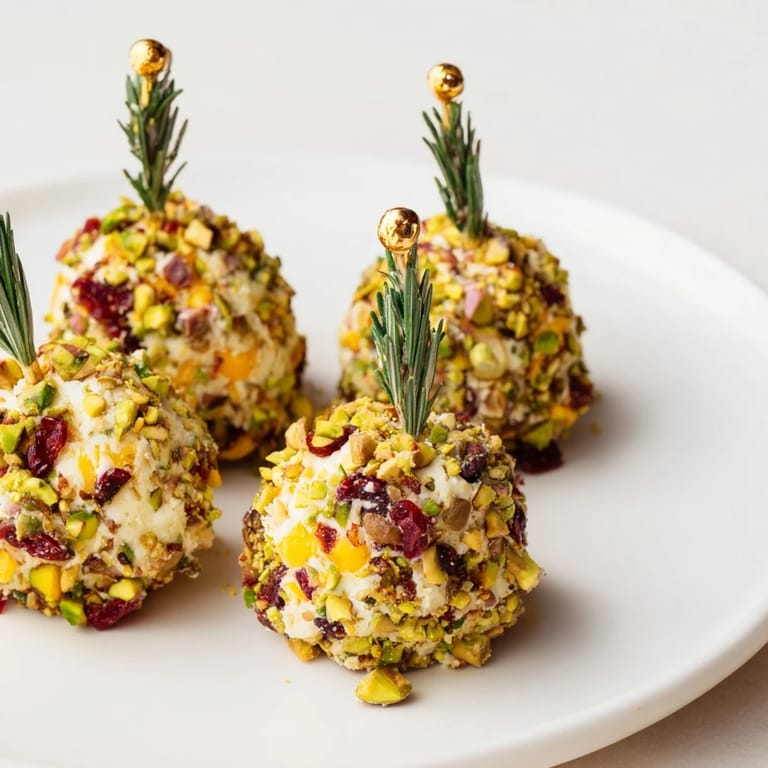 Delicious, easy Holiday Ornament Clusters – a beautiful, savory appetizer perfect for the holidays.