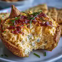 Carrot-shaped cheese and cracker cones with creamy filling, perfect for Easter parties and springtime celebrations.