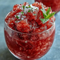 Enjoy this vibrant Frozen Strawberry Lemonade Slushie on a hot summer day.